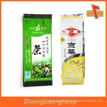 Heat sealed custom printing plastic tea pouch for tea-leaf packaging with free sample